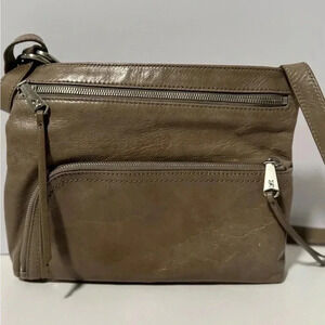 HOBO crossbody purse brownish gray color